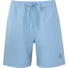 Moose Knuckles Logo Shorts Swim Short - Sea Blue
