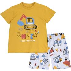 Svarta Pyjamasar Barnkläder Chicco Pijama - Azul Claro/Naranja/Negro/Blanco