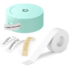 Green Label Printers & Label Makers Peripage PeriPage L1 Plus Label Maker Mini Pocket Thermal Printer All in One BT Connect Prince Tag DIY Date Green