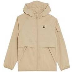 Lyle & Scott Jackor Barnkläder Lyle & Scott Boys Hooded Windbreaker Jacket Beige