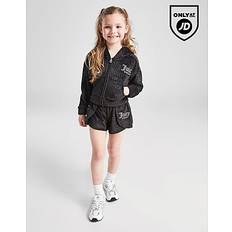 Juicy Couture Mono Velour Full Zip Shorts Set Children - Black