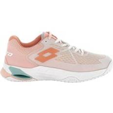 Orange Racketsportskor Lotto Mirage 100 II SPD All Court Shoe Women - White