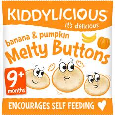 Kiddylicious Banana Pumpkin Melty Buttons 6g