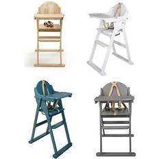 Safetots Wooden Folding High Chair All Colours