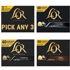 L'OR K-cups & Coffee Pods L'OR Espresso Coffee Pods Pick Any 3 4 Different Blends