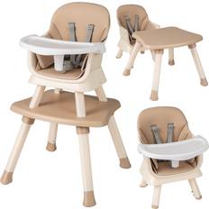 6-in-1 Baby High Chair with 5-Point Harness