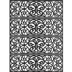 Set of 4 Non-Slip Rubber Stair Treads