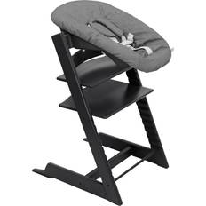Tripp trapp newborn Stokke Anthracite Tripp Trapp Højstol Bøg Sort inkl Newborn Set og Baby Set V2