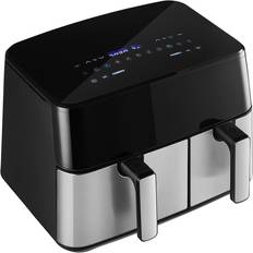 Living and Home Large 2-Compartment Touchscreen Air Fryer DM0863