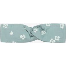 One Size Headbands Children's Clothing Petit Bateau Girls Organic Cotton Flower Print Headband - Green