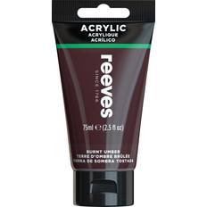 Reeves Acrylic Paint 75ml Burnt Umber