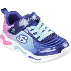 Skechers Purple Trainers Skechers Childrens Wavy Beams Light Up Trainers - Purple