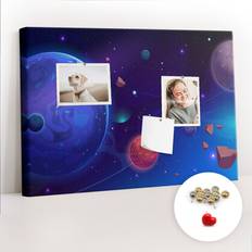 Multicoloured Bulletin Boards East Urban Home Mais Wall Mounted Bulletin Board Print Pin Boards 40cm H x 60cm W x 2.5cm D