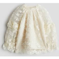 Blouses & Tunics H&M Blusa De Encaje - Blanco