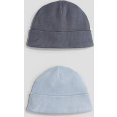 H&M Ribbed Beanies 2-pack - Blue