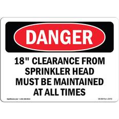 Grey Workplace Signs SignMission Danger Sign 12.0 H x 18.0 W x 0.1 D in Gray Aluminum