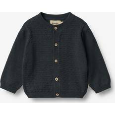 9-12M Koftor Wheat Kofta Björn Stickat - Navy