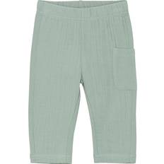 En Fant GOTS Byxor Av Muslin Jadeite - Grön