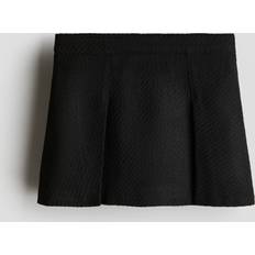 H&M Veckad Kjol - Svart