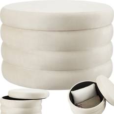 Hocker tectake Altu XL 67 x 42 cm Sitzhocker
