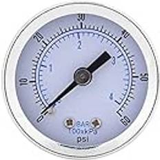 Handverktyg Walfront 40mm Dia 0-60psi Dual Scale Pneumatic Hydraulic All Purpose Manometer Mätverktyg