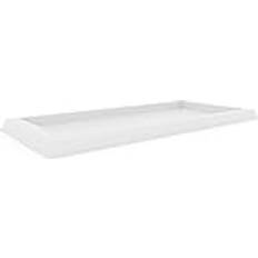 Sottovasi Sottovaso Rettangolare 108 x 49 cm Bianco