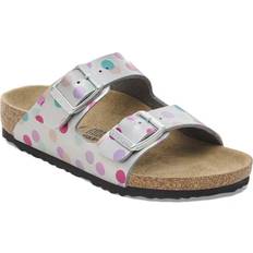 Birkenstock Arizona Kids BF Elec Metal Silver Dots - Narrow