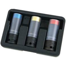 Neilsen Wheel Nut Sockets Thin Wall Rim Protectors 3pcs Deep CT5107