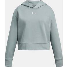 Green Hoodies Children's Clothing Under Armour Girls Rival Fleece Hoodie - Silica Green