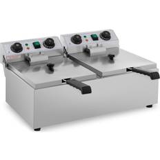 Friggitrici Friggitrice Elettrica Professionale Da Ristorante 2 x 10 Litri