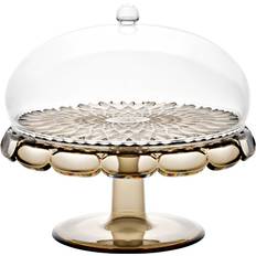 Kakfat Guzzini Cake Stand With Dome Vanity All Smoke Soporte para pasteles
