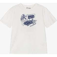 Bonpoint Boys Ivory Cotton T-Shirt - Ivory