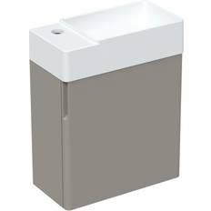 Badeværelsesmøbler Cosmic 1 Right Door Cabinet With Right Matte Washbasin Sand