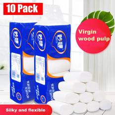 Grandado 10 Rolls Toilet Paper 3 Ply