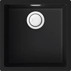 Lavelli da cucina Elleci Lavello Zen 102 Keratek Plus 45 x 45 cm 1 Vasca Nero Assorto 86