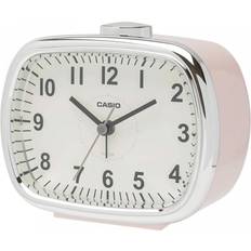 Pink Alarm Clocks Casio Alarm Clock Pink Analog Snooze with Light Retro TQ-159-4JF