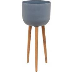 Pottery Pots Refined Retro Bloempot Op Poten 97x40cm Grijs