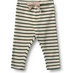 Grøn Bukser Børnetøj Wheat Bukser Manfred - Green Stripe