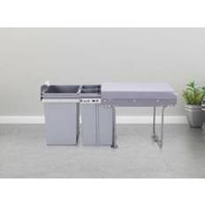 LivingAndHome 40L Pull Out Recycling Waste Bin