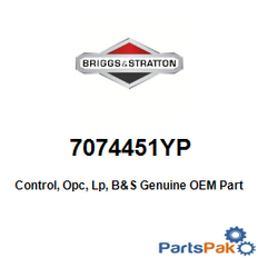Garden Power Tool Spare Parts Briggs & Stratton 7074451YP Control Opc Lp