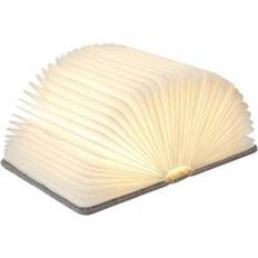 Gingko Smart Book H 2,5 x B 9 x L 12,5 cm Hør Grå Bordlampe 2.5cm