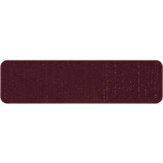 Röda Trappmattor vidaXL Stair Mats with Latex Backing Bordeaux 20x75 cm Red