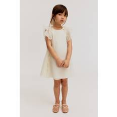 H&M Frill-Detail Dress - White