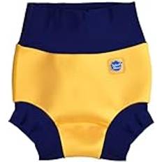 9-12M Swim Diapers Children's Clothing Splash About Boy s Happy Nappy Reusable Swim Diaper - Yellow/Navy