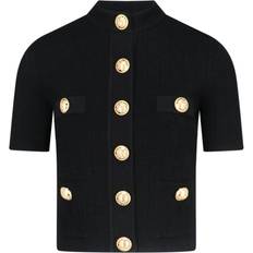 Balmain Clothing Balmain Cardigan With Decorative Buttons - Black