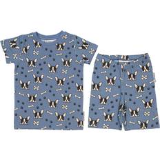 146/152 Övriga sets Geggamoja Bamboo Set Bulldog Sommarset - Blå