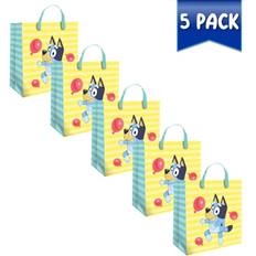 Blue Wrapping Paper & Gift Wrapping Supplies Bluey Multipack of 5 Gift Bags