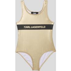 Gold Swimwear Karl Lagerfeld Girls Swimsuit Unisex - Gold