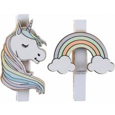Klädnypor Unicorn På Tvättklämmor 6-Pack