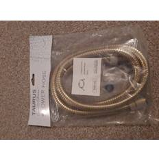 Gold Bathtub & Shower Accessories Taurus 1.5m Gold Leakproof Flexible Stainless Steel Anti-Kink Shower Hose